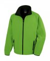 Softshell Jas Result R231M vivid Green-Black